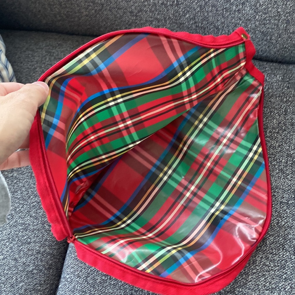 Red Plaid Racket Cover - Picture 5 of 7